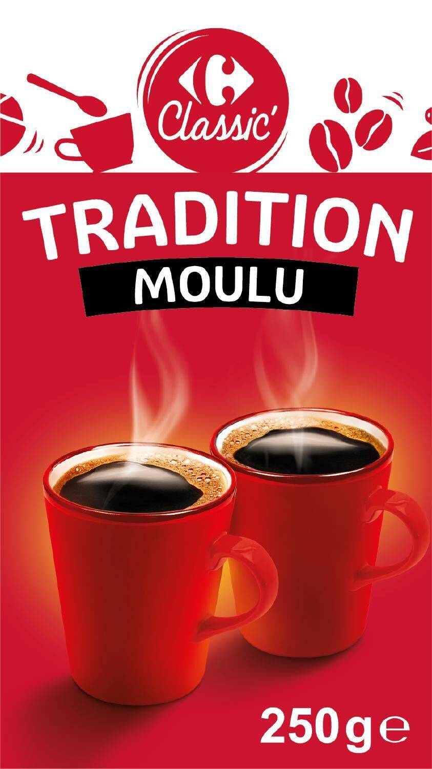 Carrefour - Café moulu le grand classique (250g)