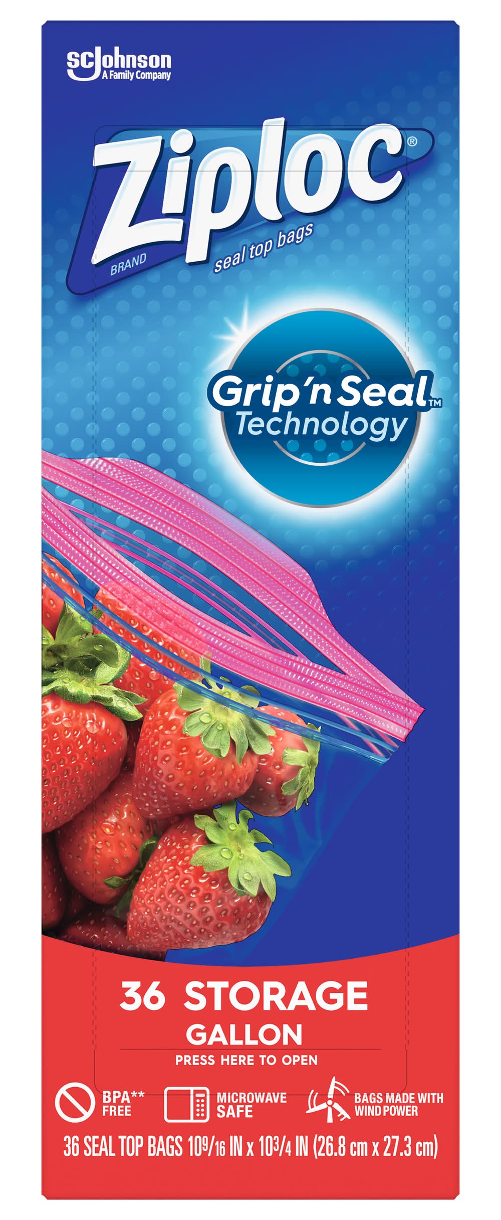 Ziploc Gallon Grip'n Seal Storage Bags