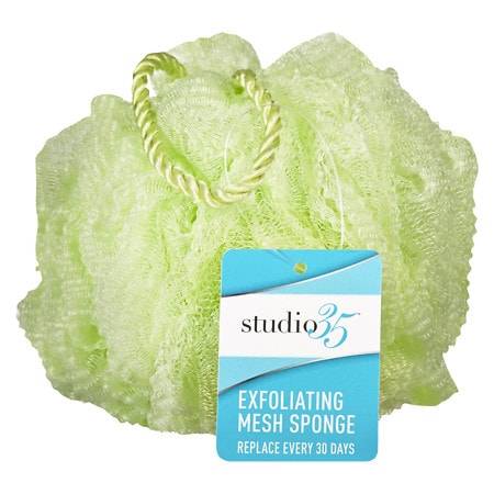 Studio 35 Walgreens Exfoliating Mesh Sponge, Green