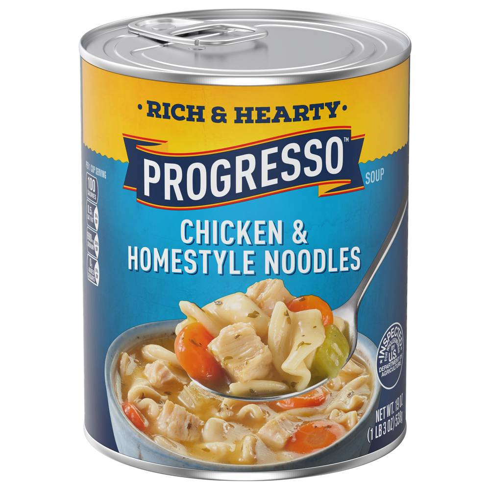 Progresso Rich & Hearty Chicken & Homestyle Noodles Soup (1.19 lbs)