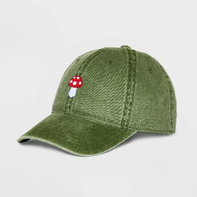 Mighty Fine Little Shroom Hat, Olive Green