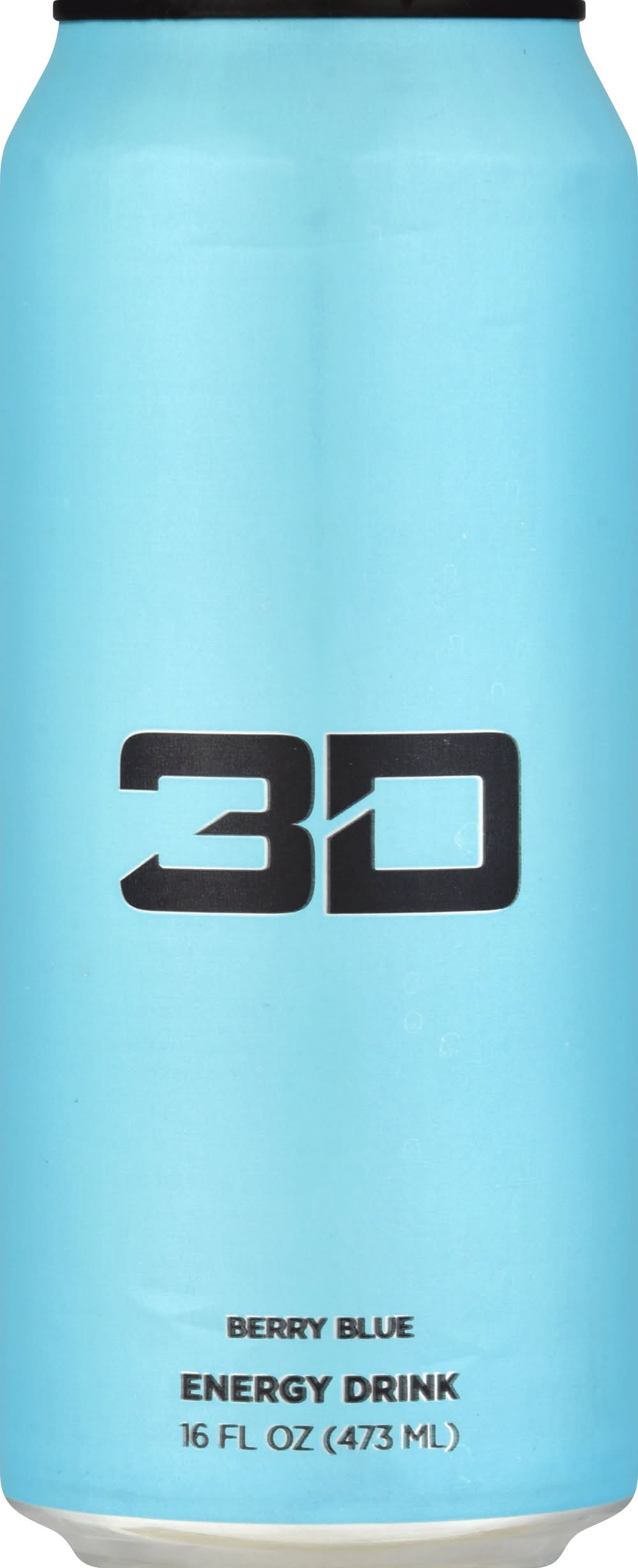 3D Berry Blue Energy Drink (16 fl oz)