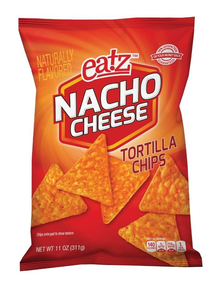 Eatz Nacho Cheese Tortilla Chips (11 oz)