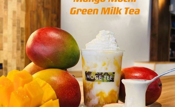 M1. Mango Mochi Green Milk Tea