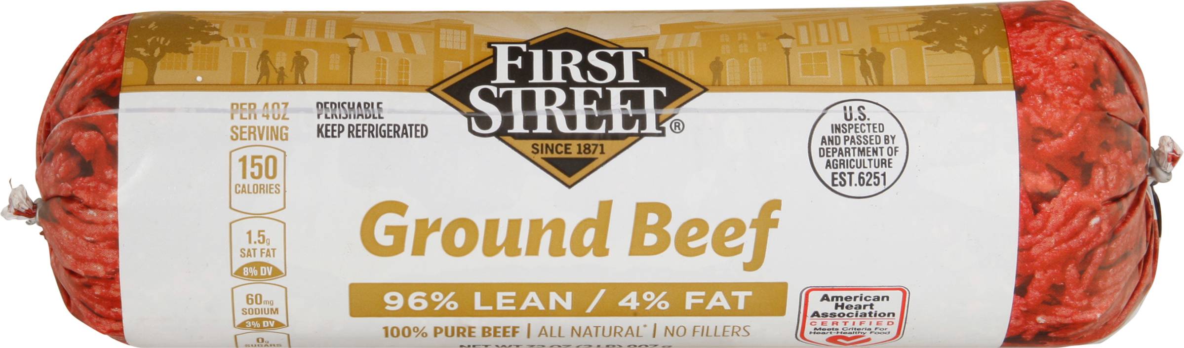 First Street 100% Pure Ground Beef (32 oz)
