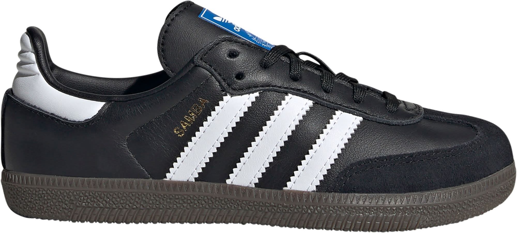 adidas Kids' Preschool Samba OG Shoes (Black/White/Gum, 1.0)