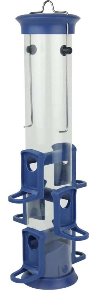 Wild Wings Plastic Tube Bird Feeder, 1.2 Qt. Blue