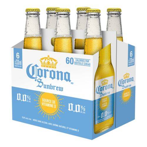 Corona Sunbrew 0% Alcohol Beer (6 ct, 330 ml)