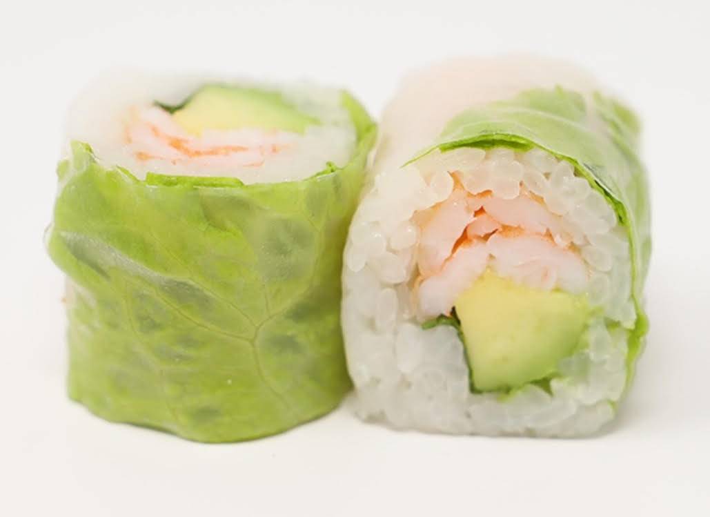 84- Spring roll crevette avocat menthe