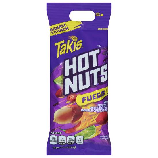 Takis Hot Nuts Fuego Hot Chili Pepper & Lime Peanuts