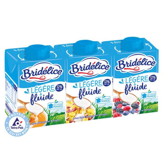 Crème fraiche - Fluide 3x20cl BRIDELICE