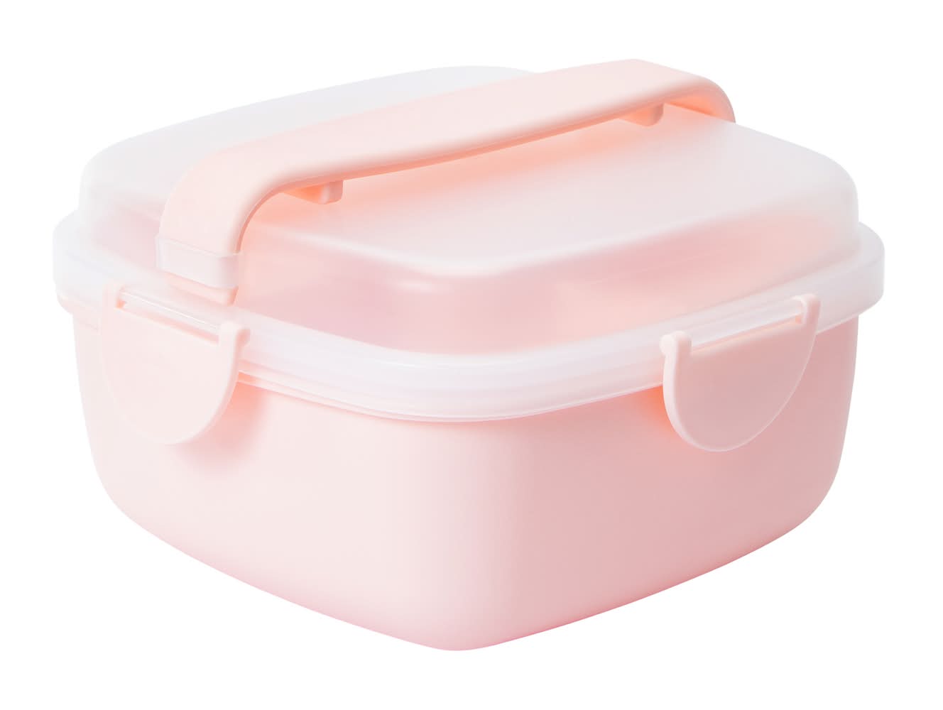 All-In-One Salad Container Pink