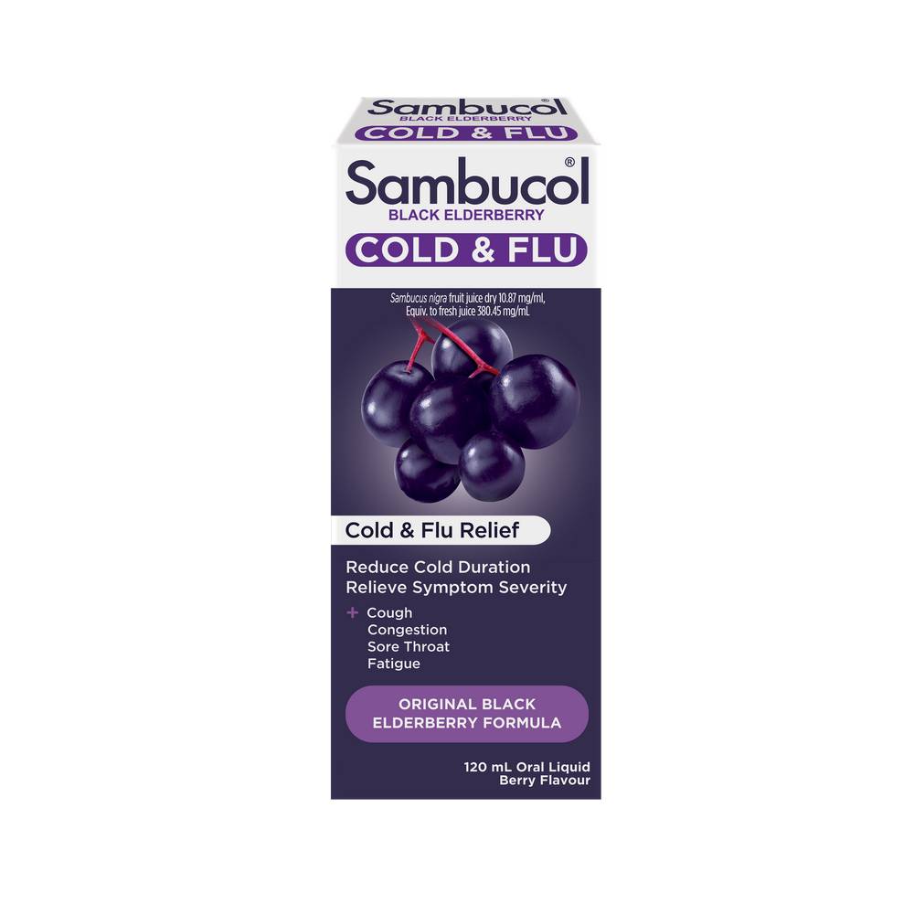 Sambucol Cough Syrups Cold & Flu Liquid Delivery Near Me | Order Online ...