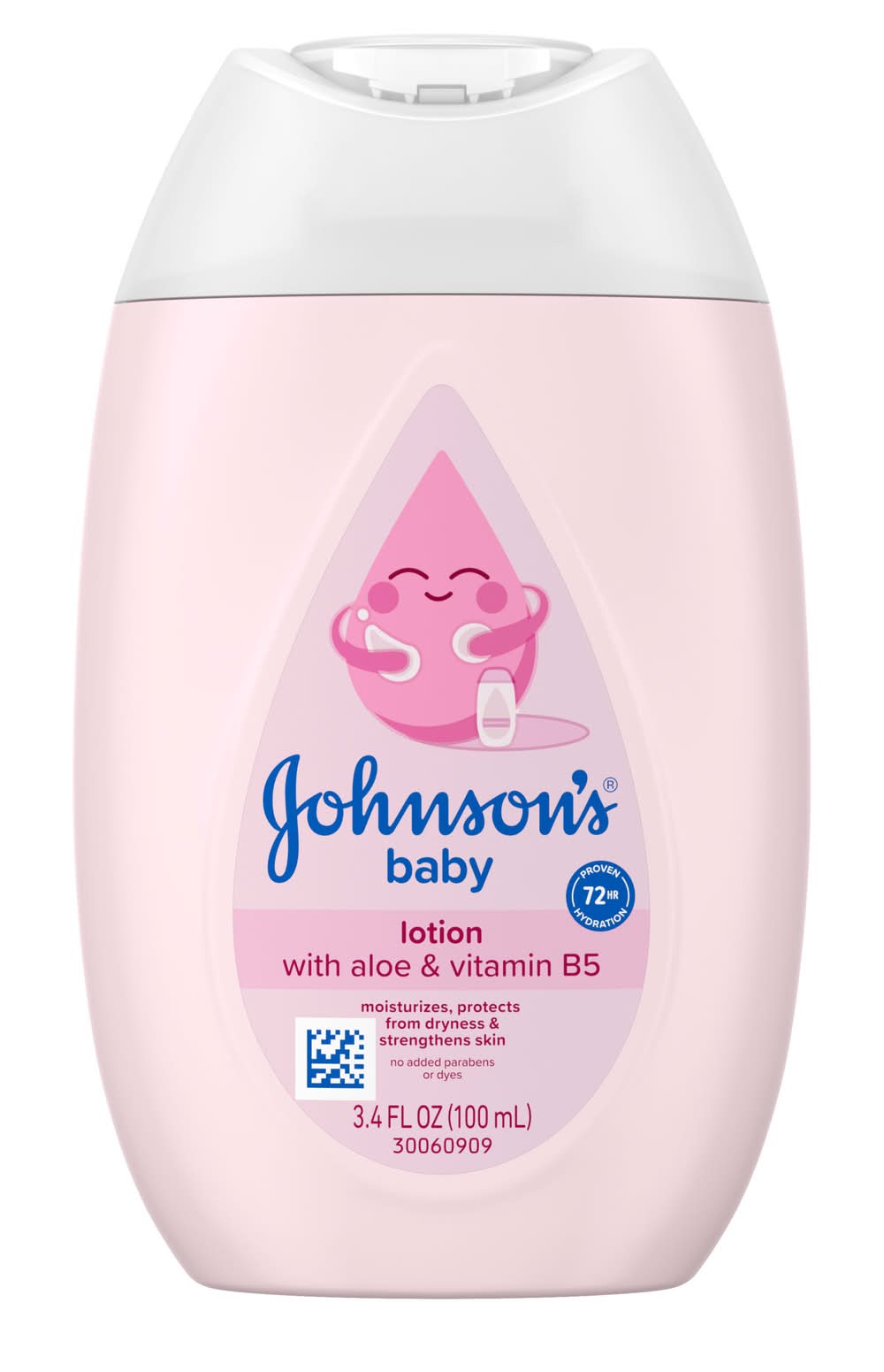 Johnson's Moisturizing Pink Baby Lotion With Coconut Oil (3.4 fl oz)