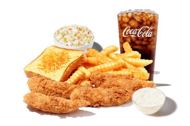 Garlic Parmesan Chicken Finger Plate