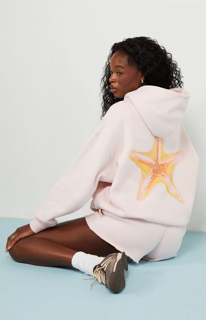 Women's Honolulu Pullover Hoodie Light Pink S