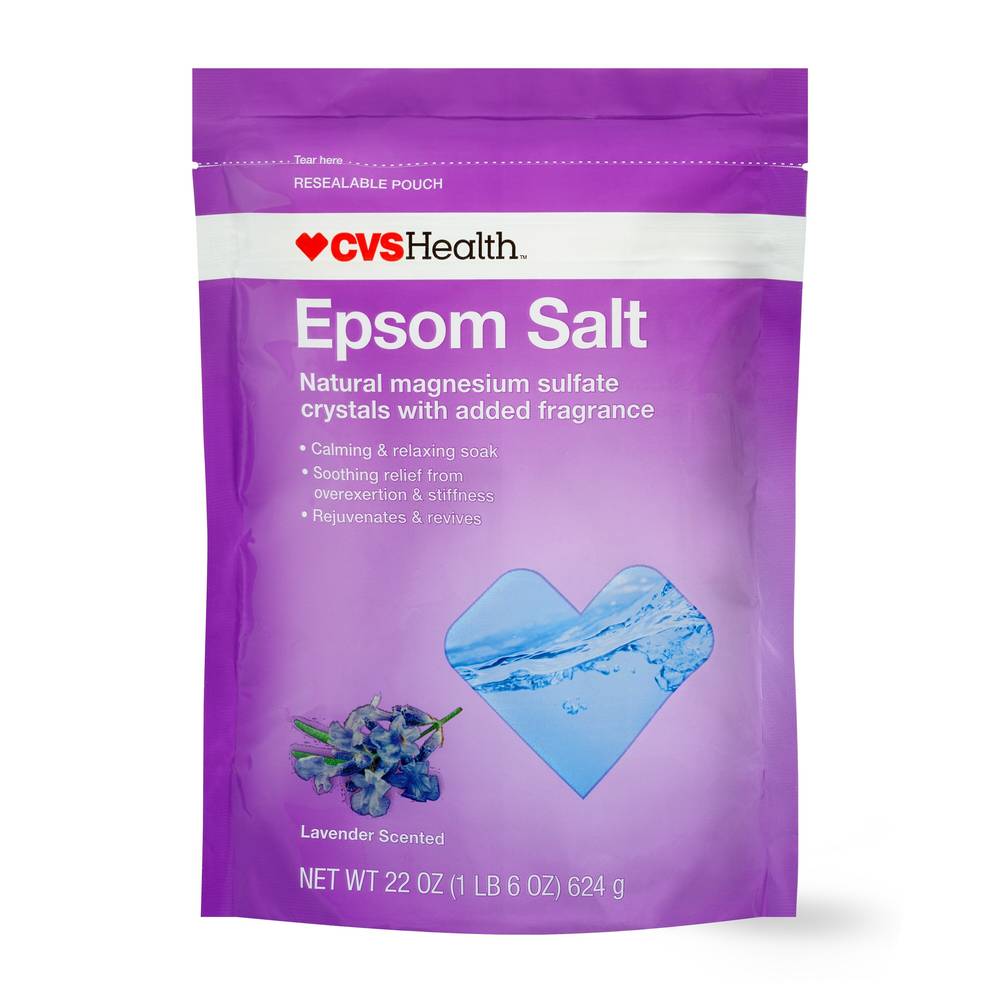 CVS Health Epsom Salt, Lavender, 22 OZ