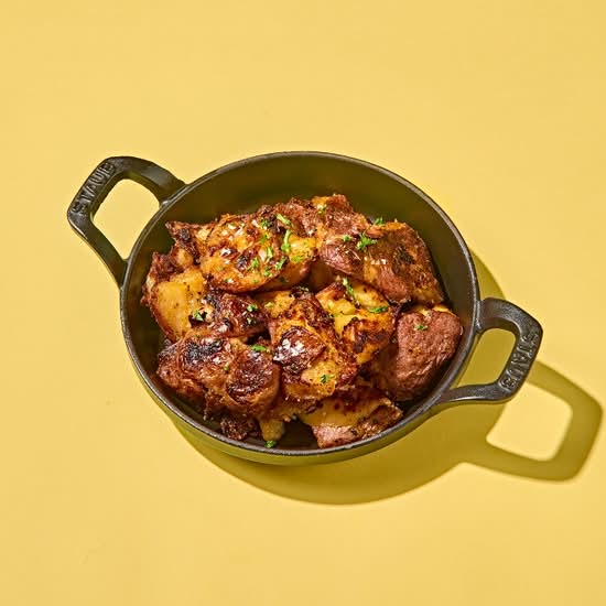 Side Crispy Smashed Homefries