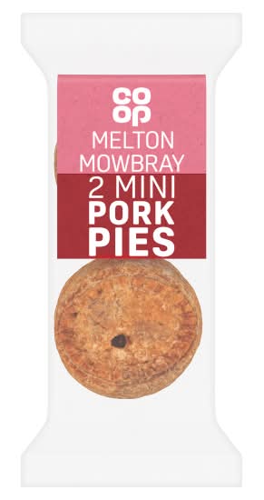 Co-op Mini Melton Mowbray Pork Pies (100g)