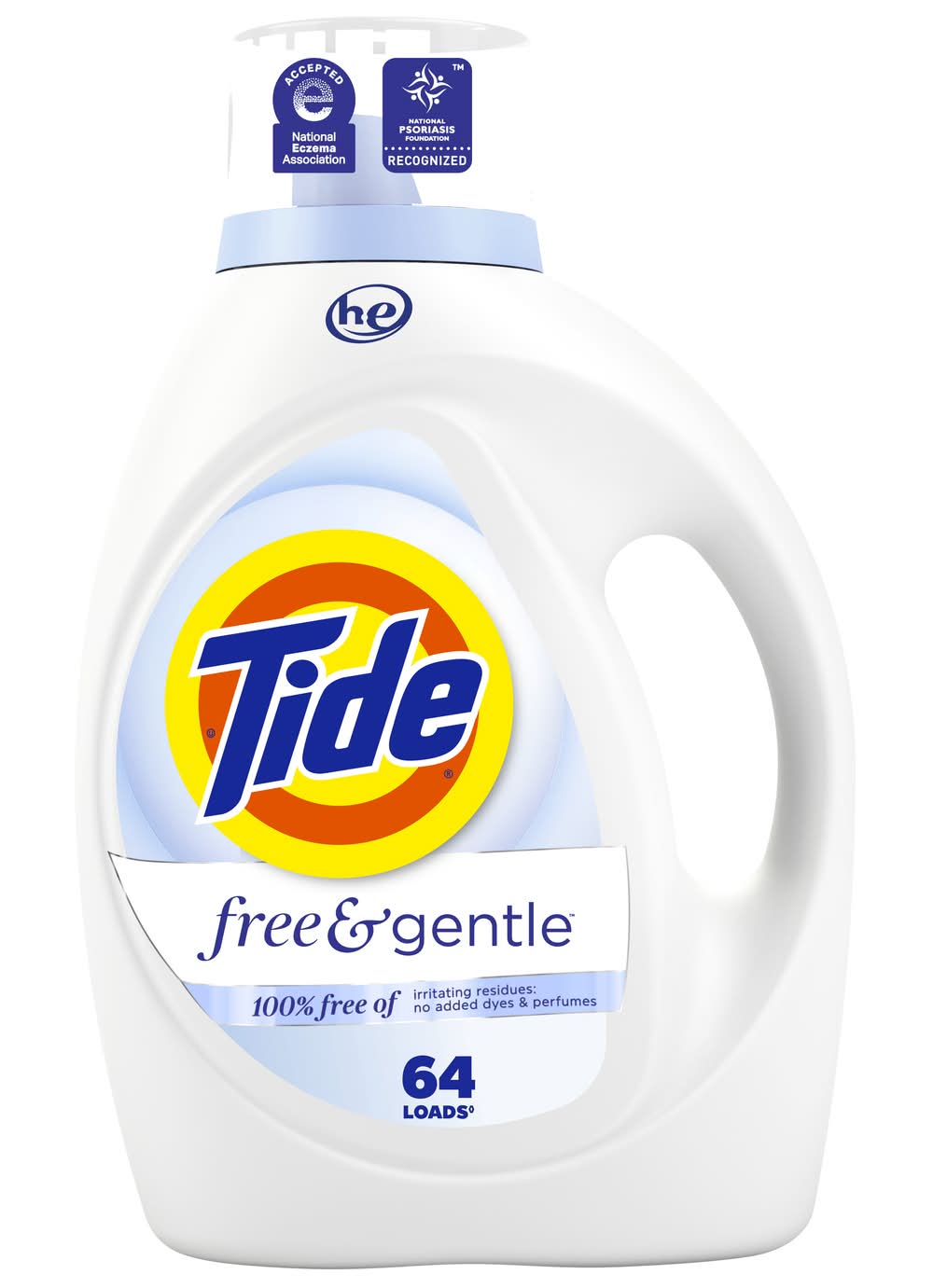 Tide Free & Gentle Liquid Laundry Detergent (84 fl oz)