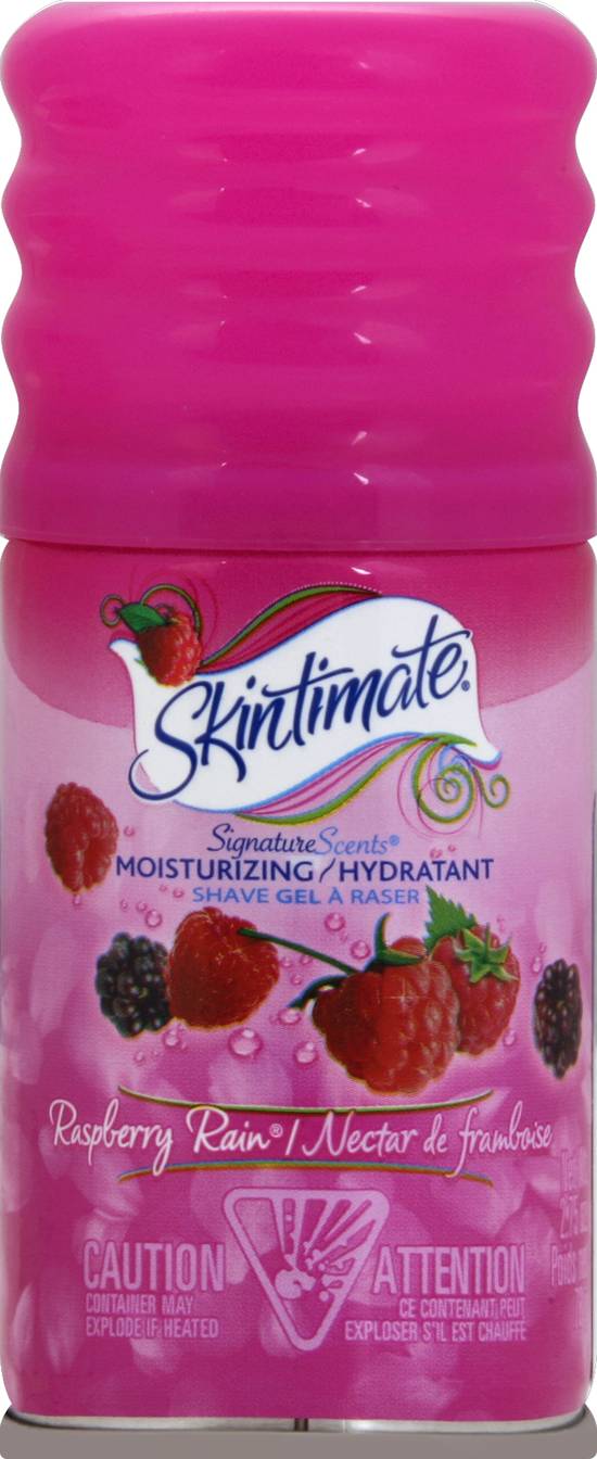 Skintimate Moisturizing Hydratant Raspberry Rain Shave Gel (2.75 oz)