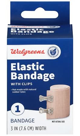 Walgreens Elastic Bandage With Clips 3 Inch