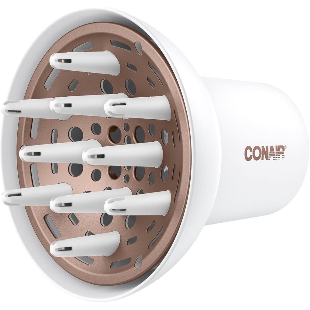 Conair Double Ceramic Universal Hair Dryer Diffuser, White