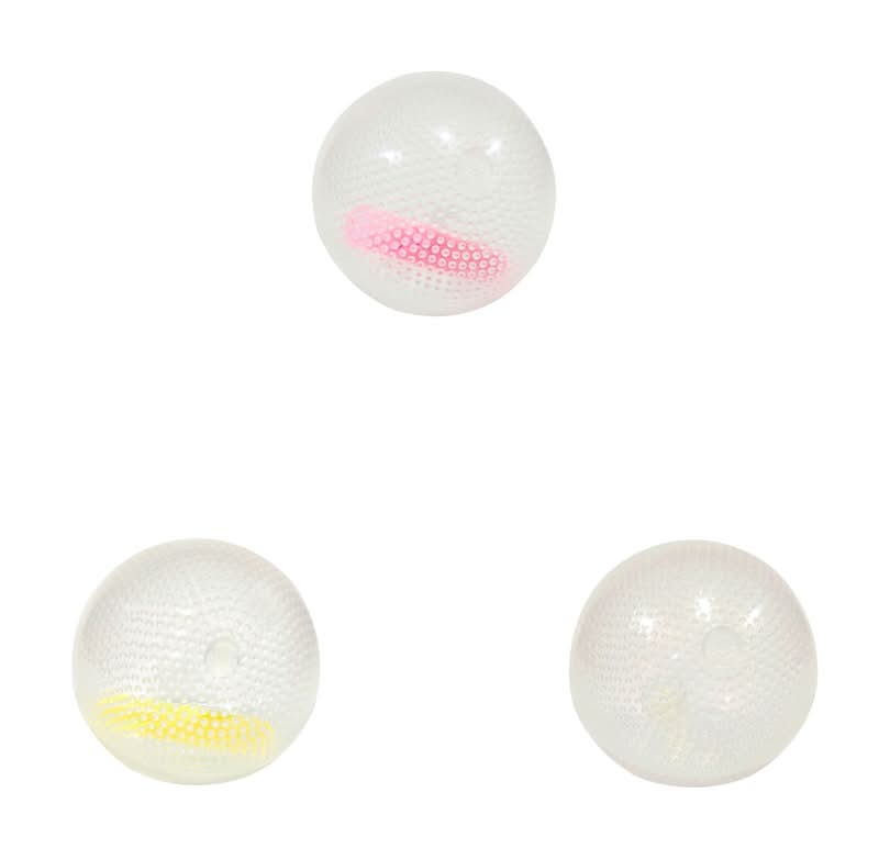 Play Glow Rubber Glowing Bouncing Balls, 2.5 in, Assorted