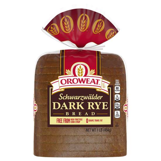 Oroweat Bread Schwarzwalder Dark Rye