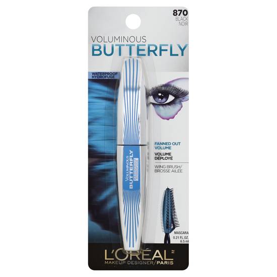 L'oréal 870 Black Voluminous Butterfly Waterproof Mascara