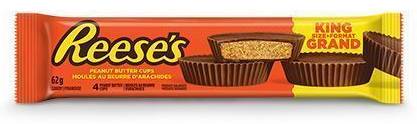 Reese Peanut Butter Cups Candy King Size (17 g, 4 ct)