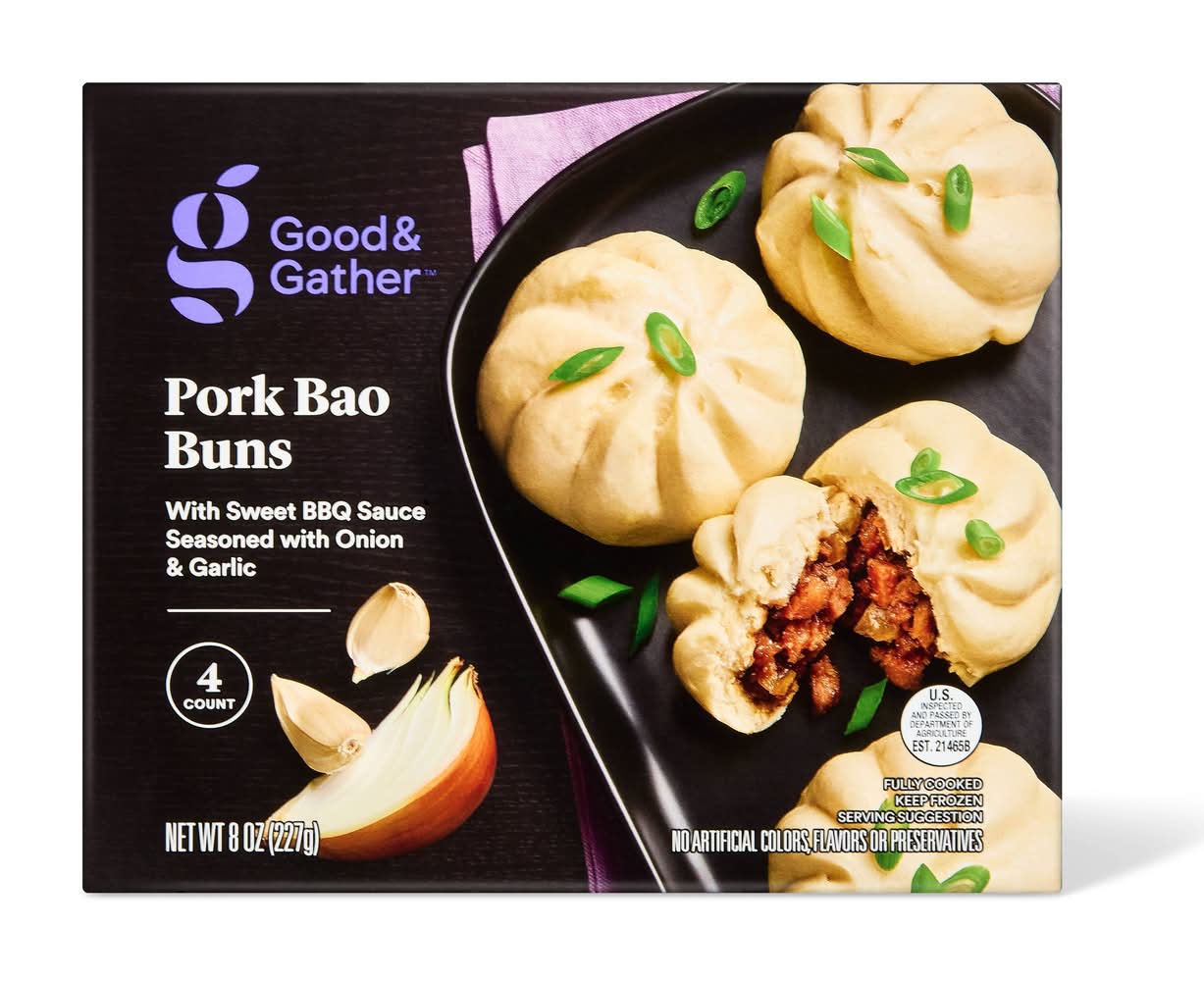 Good & Gather Pork Bao Buns (8 oz, 4 ct)