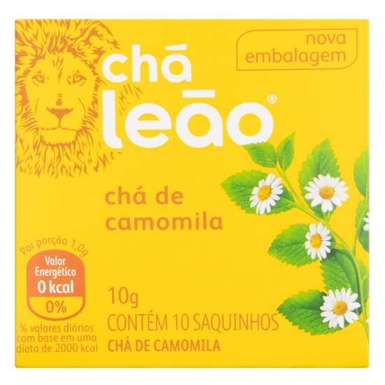 Chá leão chá de camomila (10 sachês)
