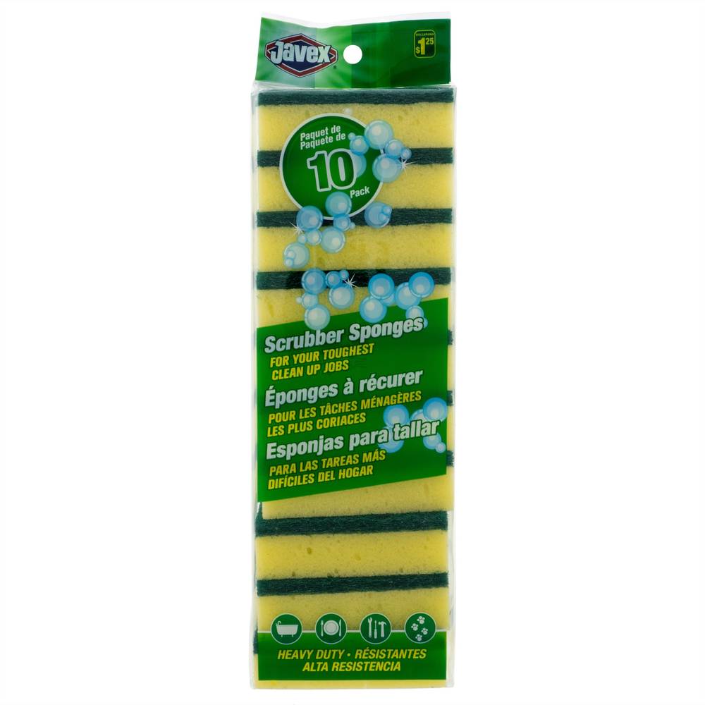 Javex Scrubbing Sponges (10 ct)