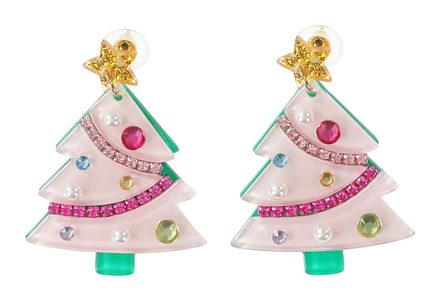 Christmas Tree Earrings 1-Pair