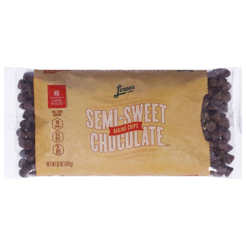 Lowes Foods Semi Sweet Chocolate Baking Chips (12 oz)