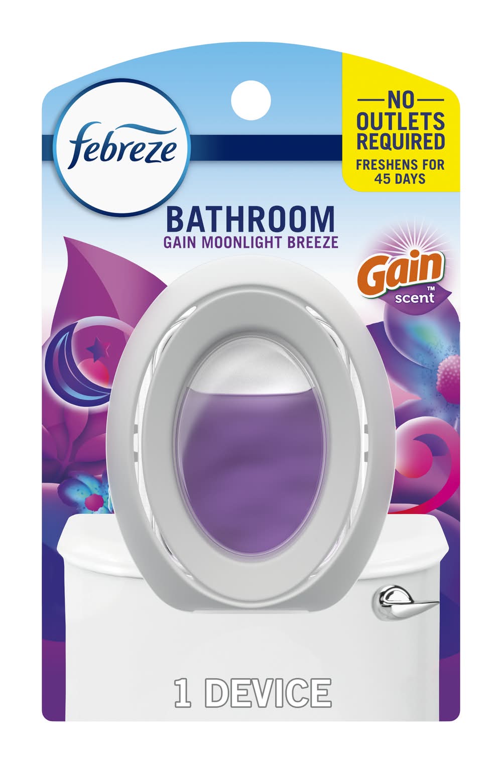 Febreze Small Spaces Moonlight Breeze Air Freshener With Gain Scent (0.25 fl oz)