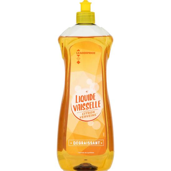 Liquide vaisselle citron verveine Leader price 750ml