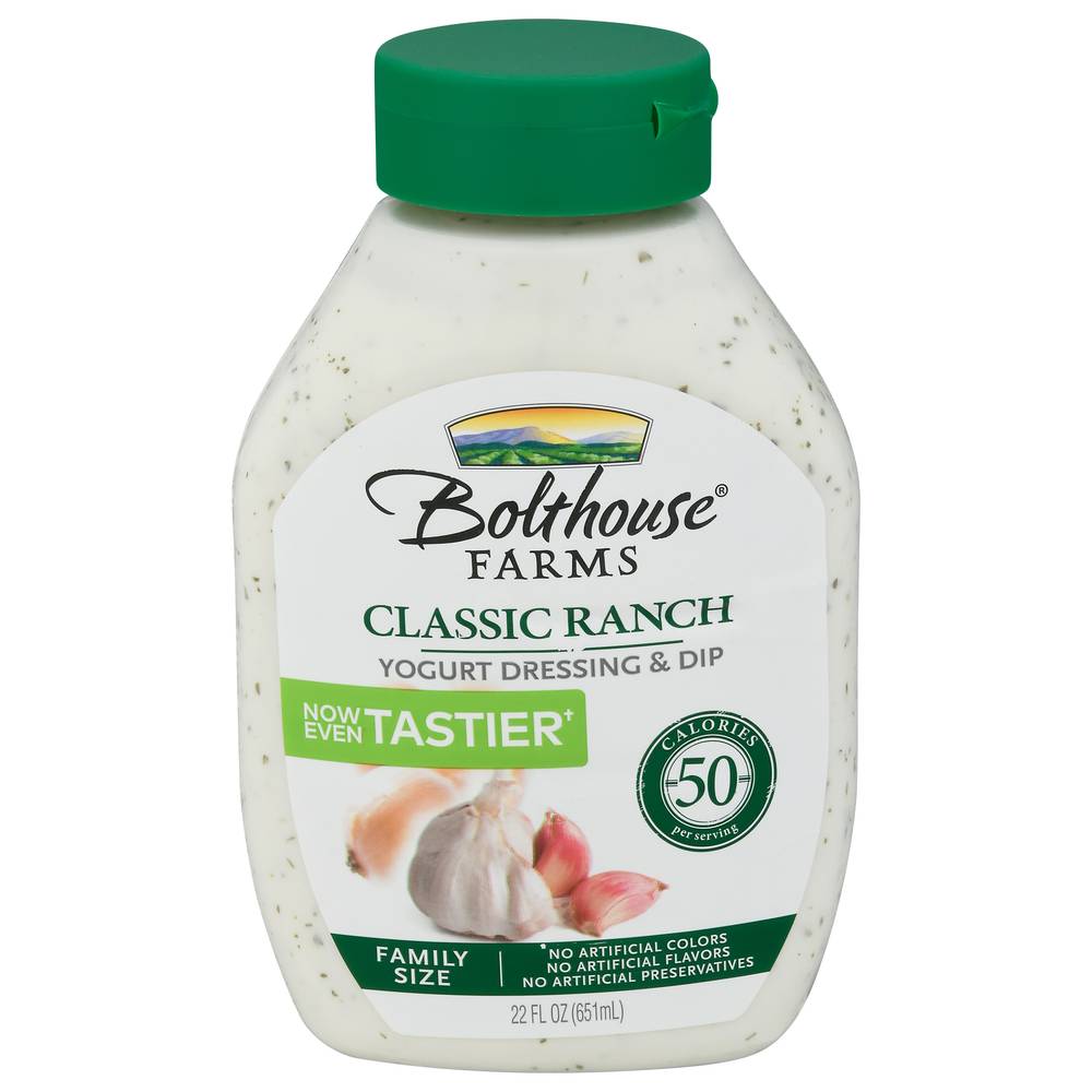 Bolthouse Farms Classic Ranch Yogurt Dressing & Dip (22 fl oz)