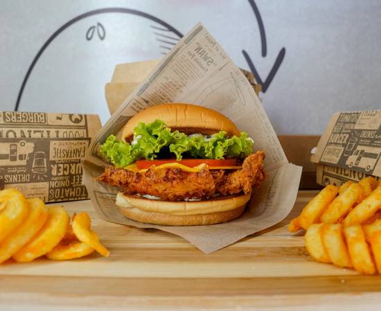 Chicken smash bun🍔🍔