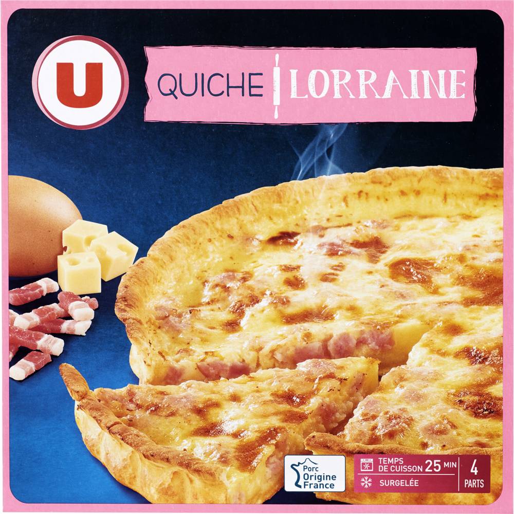 Les Produits U - Quiche lorraine