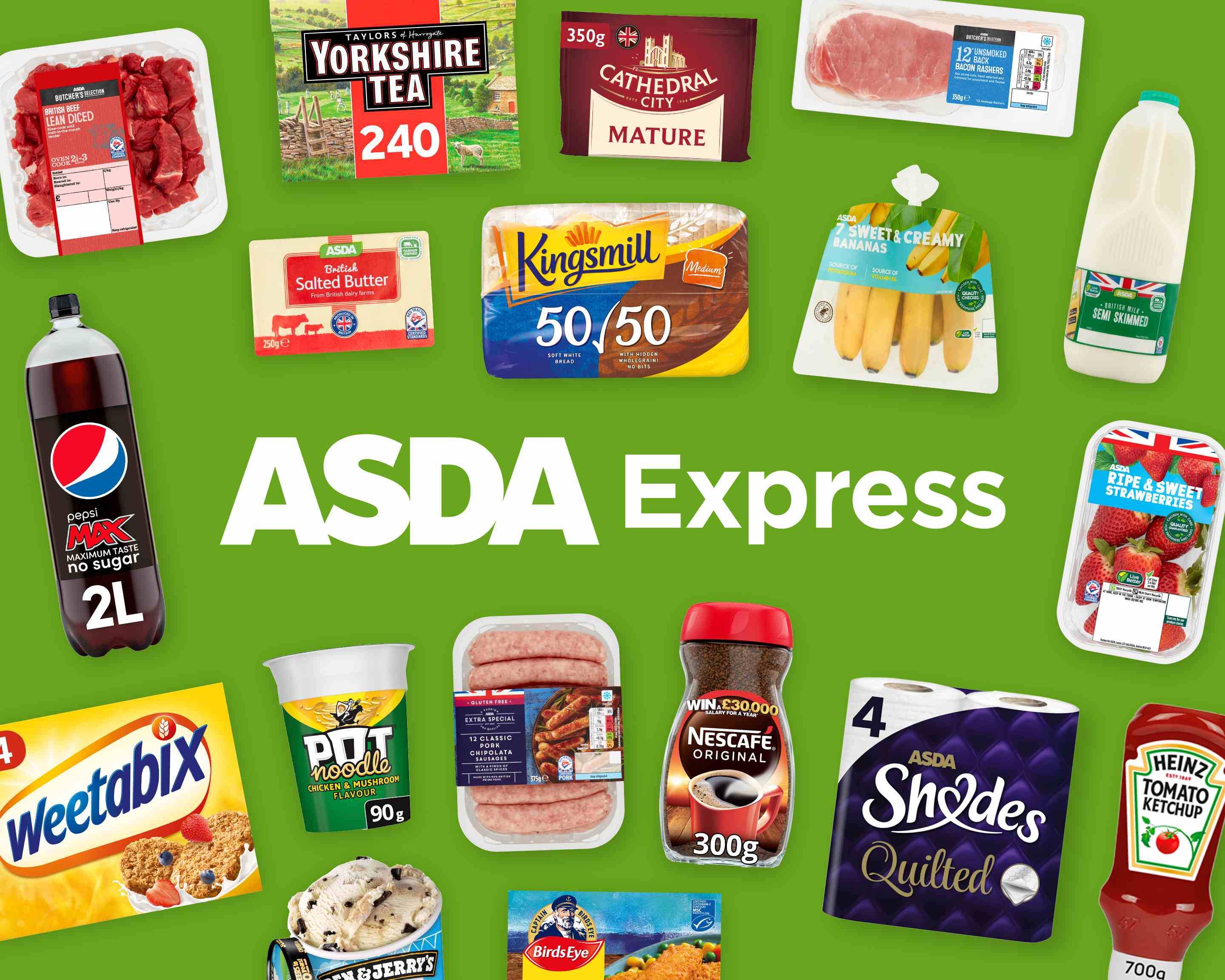 Asda Express Tottenham Hale Menu Takeaway in Huyton Delivery menu