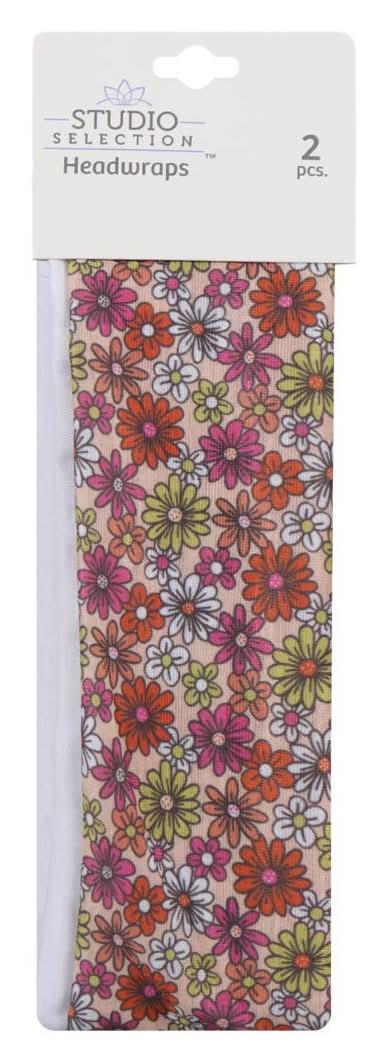 Studio Selection Floral Printed Headwraps (2 ct)
