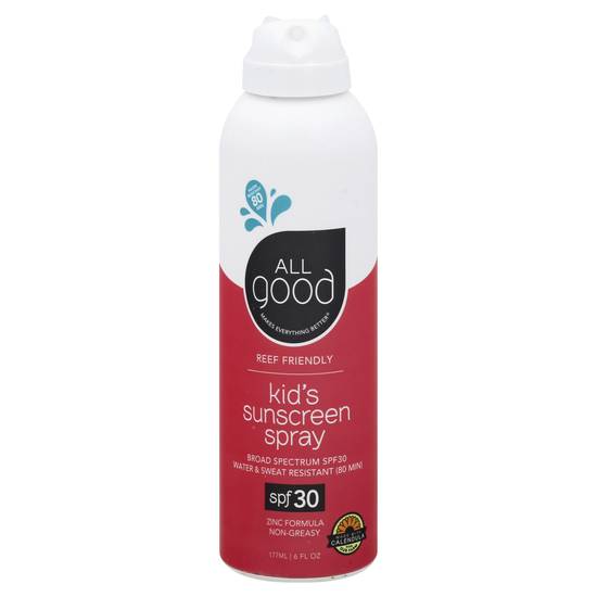 All Good Kids Sunscreen Spray Spf 30 (6 fl oz)
