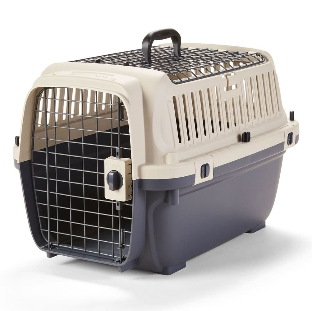 Essentials Two Door Top Load Plastic Carrier, 24 in