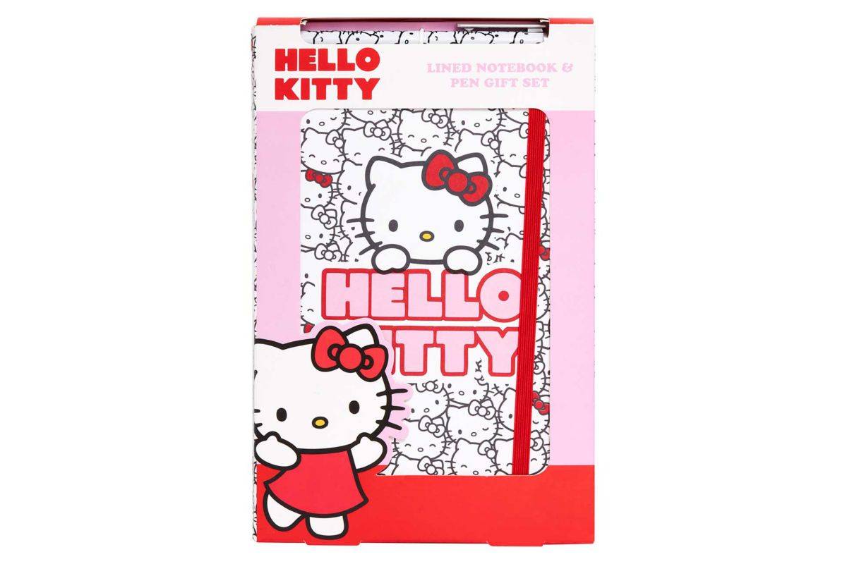 Hello Kitty AOP Notebook and Pen Boxed Gift Set