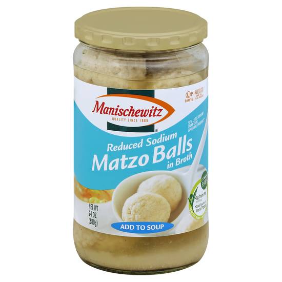 Manischewitz Reduced Sodium Matzo Balls in Broth
