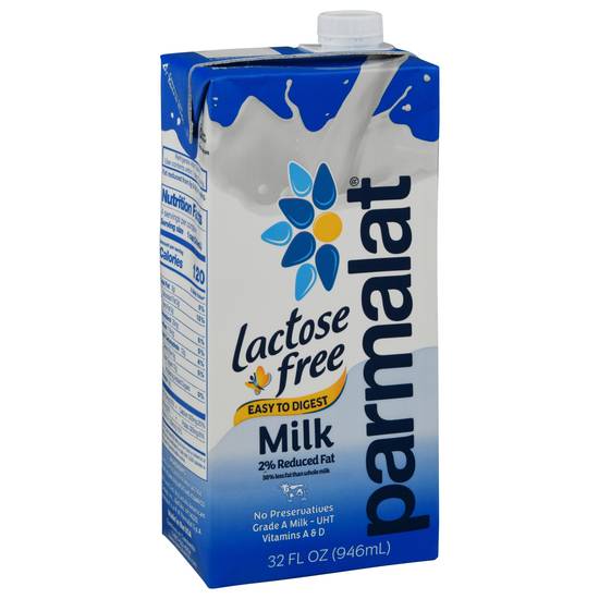 Parmalat Lactose Free 2% Reduced Fat Milk (1 quart)
