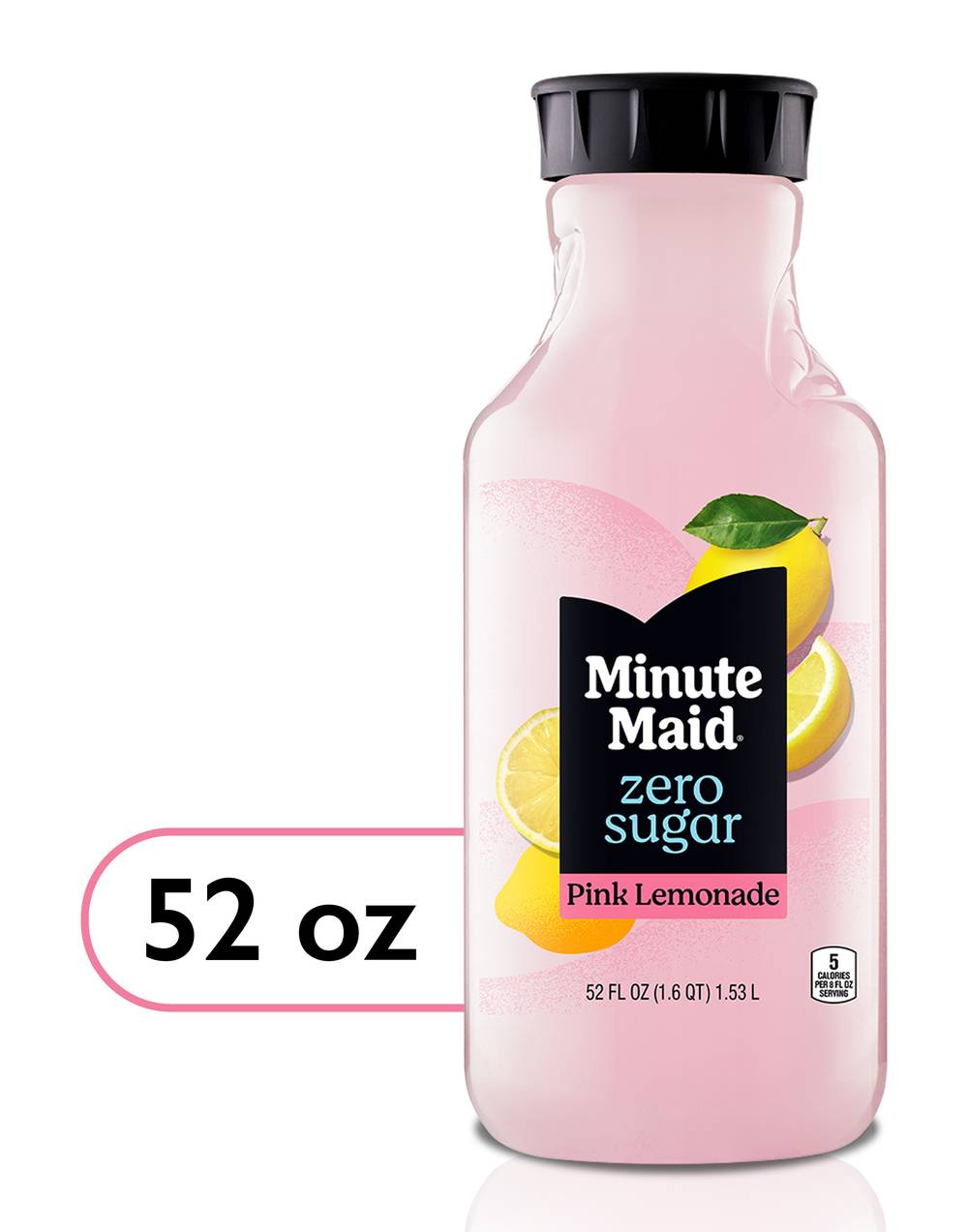 Minute Maid Zero Sugar Juice, Pink Lemonade (52 fl oz)