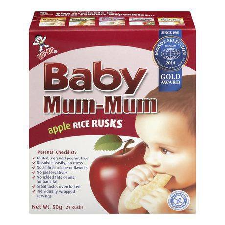 Baby Mum-Mum Apple Rice Rusks (50 g)
